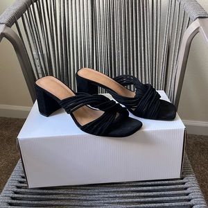 Black suede heel with a twist from Coconuts by Matisse